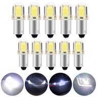10x BA9S LED Car T4W H6W W5W LED CANBUS COB 2LED Car Interior Bulb License Plate Light Automatic Rea