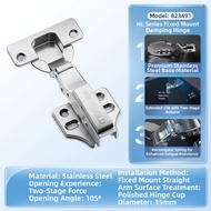 HIGOLD | Soft Close Damping Hinge Stainless Steel