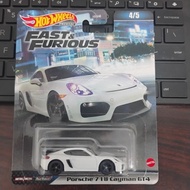 Hot wheels Fast and furious Porsche 718 Cayman GT4