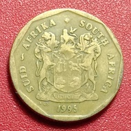 Koin Afrika Selatan 50 Cents (SUID-AFRIKA - SOUTH AFRICA) 1990-1995