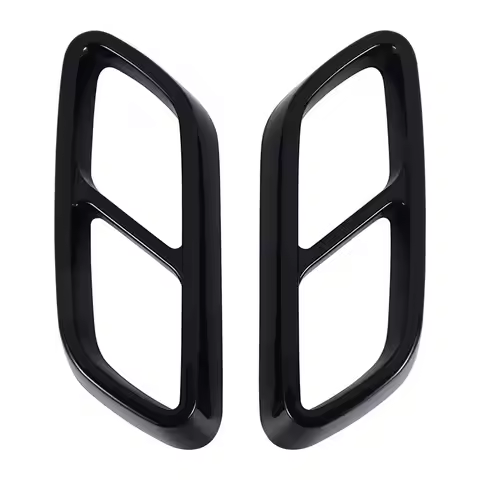 N69R--For C-Class W206 C200 C260 C300 2022+ AMG Car Tail Throat Exhaust Pipe Muffler Tip Cover ABS,F