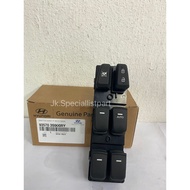 POWER WINDOW MAIN SWITCH RIGHT GENUINE PART (ORIGINAL) [93570-3S900 RY] HYUNDAI SONATA YF 2010 - 201