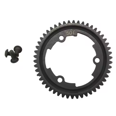ABKN-For Hot Racing Harden Steel 50T 1Mod Main Spur Gear For RC Car Traxxas 1/5 X-Maxx 1/7 XO-1 1/10