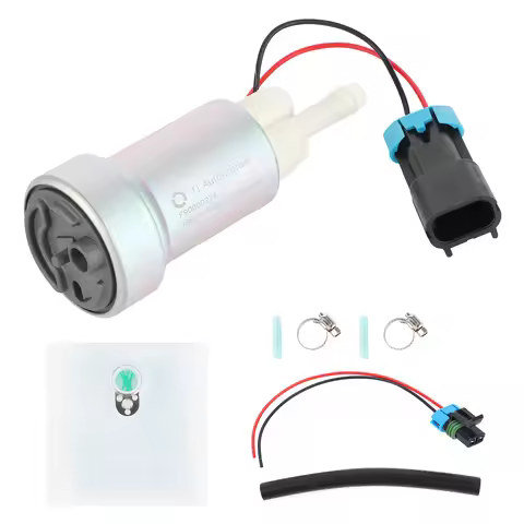 Fuel Pump For 450LPH Fuel Pump &amp Install Kit for E85 RACING F90000274 Fit for Accord/CRX/CR‑V/CIV