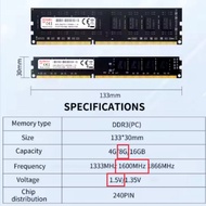 🖥️ PUSKILL 8GB DDR3 1600MHz Desktop RAM | 2Rx8 PC3-12800U 1.5V | Original & Tested