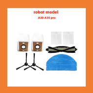 เข้ากันได้กับเครื่องดูดฝุ่น ILife A30 A30 Pro แปรงหลัก/แปรงด้านข้าง/ตัวกรอง/ถุงหูรูด/อุปกรณ์เสริมสำห