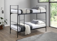 Double Decker Single Bed Frame Katil Single Add On Foam Mattress