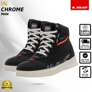 LS2 Chrome Man Motorcycle Safety Shoes