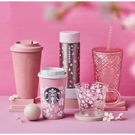 Japan Starbucks Cup 2023 Cherry Blossom Season Limited Pink Marble Stainless Steel Cup Straw Cup Mug