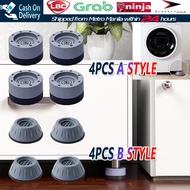 4pcs Alas Mesin Cuci Anti Slip dan Universal Anti Getaran Dapat Ditumpuk 35mm Alas Kulkas Anti Kebis