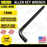 S-Ks Tools USA Allen Key Wrench 14mm 22.5cm length Long Arm Hex Key AWLM14