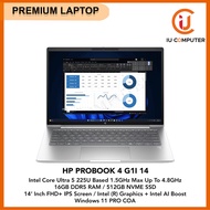 HP PROBOOK 4 G1I 14 INTEL CORE ULTRA 5 225U 16GB DDR5 RAM 512GB NVME SSD USED LAPTOP NOTEBOOK (UNBOX