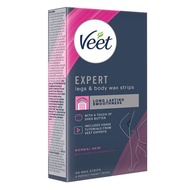 Veet Easy-Gel Legs Wax Strips legs& body (full box and retail samples) wax strip hair removal