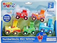 hand2mind - Numberblocks 數字塊迷你車輛 [平行進口] 賽車玩具 玩具車輛玩具組 計數玩具 數學玩具 適合 3-5 歲兒童 生日禮物