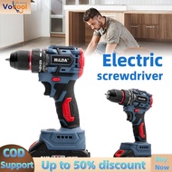 【Vodool Auto Center】 21V 2 in 1 Lithium Drill Electric Screwdriver 40N.M Torque Cordless Electric Dr