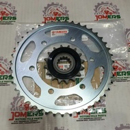 SB9 MT07 SPROCKET ENGINE 16T 525 / REAR 43T 525 ( mel ) 1WS-25443-00 / 1WS-17460-00