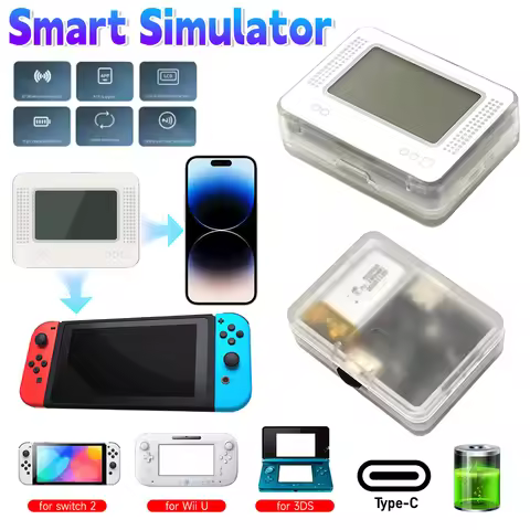 For Amiibo Pixl Emulator Simulator NFC Replacement Emulator LCD Screen Intelligent Emulator for Swit