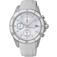 Seiko SNDX57P1 Sportura Chronograph White Dial Women's Watch