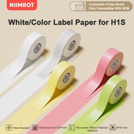 NIIMBOT H1S White/Color/Transparent Thermal Label Stickers – DIY Cut-to-Length, Gift Labels