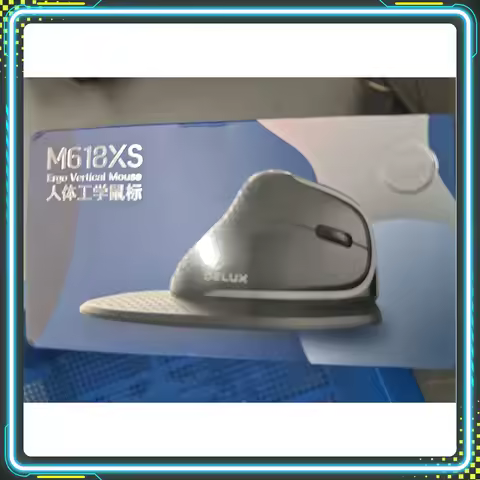 Packing Box Damaged Low Price Delux M618XSD Wired Vertical Mouse 4000dpi Sensor Custom Mice PC Offic