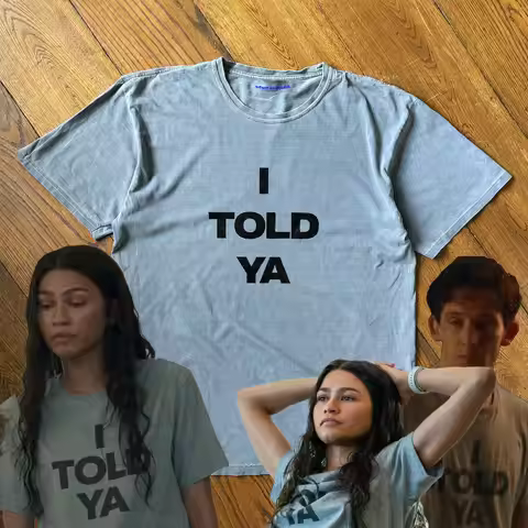 I Told Ya T-shirt Challengers Movie Zendaya Tashi Film Josh O'connor Mikle Faist JFK Jr. Iconic Prin