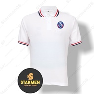 Kaos Polo Shirt Pria Kerah Logo AREMA FC