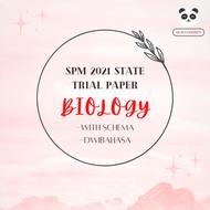 💯SPM 2021 Biology(BIO) State E-Trial Papers in PDF (7 Sets) 💯