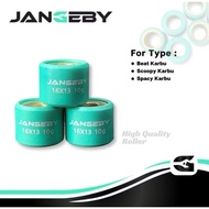 Jangeby CVT Roller 16x13 6 - 11 Gram Teflon POM Scoopy Spacy Carburetor Roller Smooth Durable Variab