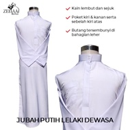 Jubah Putih Hitam Lelaki Kanak-Kanak & Dewasa Haji / Umrah / Harian / Tahfiz Al Hera