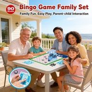 Bingo Cards Counters Family Game Cage Balls Lotto Party Bingo Set Bingo Game