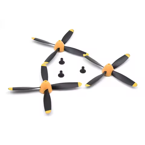 NEW RC 4 Blades Propeller For 761-5 P-51D, 761-8 F4U, 761-9 T28, 761-11 BF109, 761-12 Spitfire RC Pl