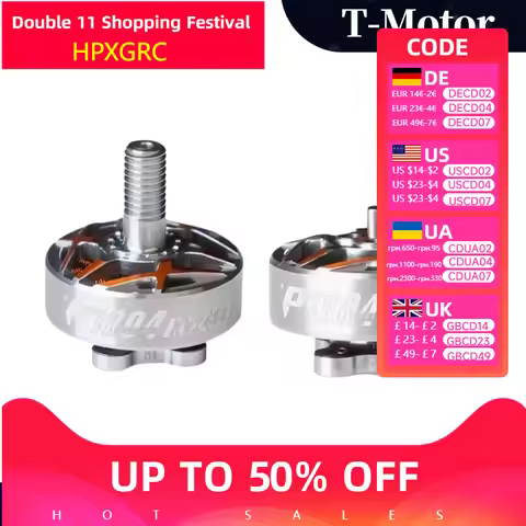 T-MOTOR P1804 KV3400 4S / 2400KV 6S Brushless Motor with 1.5mm 5mm Shaft for FPV Freestyle, 3-4inch 