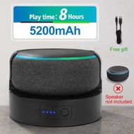 Portable Battery Base For Echo Dot 3Rd Gen Large Capacity Rechargeable Docking Station For Alexa Smart Speaker