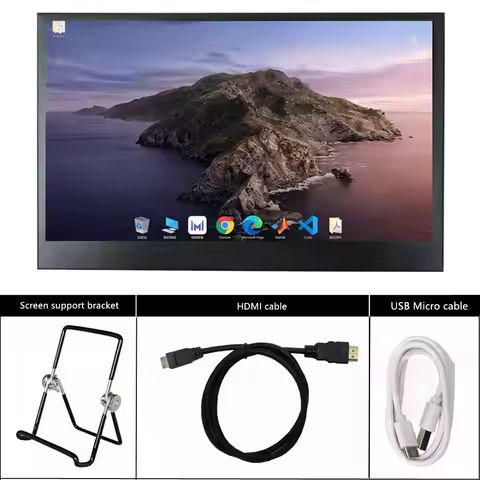 11.6-inch portable monitor LCD Screen display with stand for Raspberry Pi PC gaming second screen mi