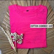 kaos pink fanta dan pink baby / kaos polos combed 30s / kaos polos wanita