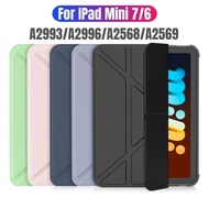 สำหรับ iPad Mini 7 8.3 "A2993 A2996มินิ A17โปร2024สมาร์ทพร้อมที่วางปากกาสำหรับ iPad Mini 6 A2568 A25