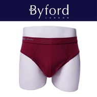 boxer lelaki (3 Pcs) Byford Men Brief Microfibre Spandex Men Underwear Assorted Colours - BUB650M