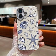 Blue Marine Organism Pattern Phone Case For OPPO A15 A15S A16S A54S A55S A55 A56 A53S A54 F9Pro F29 