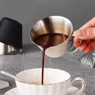Espresso Machine Extraction Cup Measuring Cup with Scale Stainless Steel Small Espresso Cup Ounce Cu