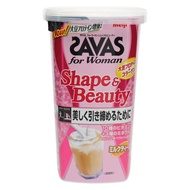【明治 SAVAS 匝巴斯 】 女性專用 瘦身&amp;美容 奶茶風味 12回 252g