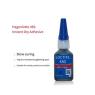 LOCTITE 480 Black Instant Drying Metal Plastic Rubber Welding Agent Universal Adhesive 20G