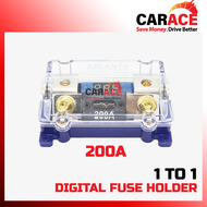 200A Digital Fuse Holder | 200A Digital LED Display Fuse Holder | Car Audio Amplifier Fuse Holder |