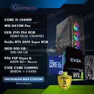[BISA FAKTUR PAJAK] PC Rakitan Gaming High End i5 10400F ft RTX 2070