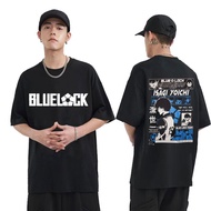 Anime Blue Lock T-shirt Isagi Yoichi Graphic Tshirt Men Casual Oversized T Shirts Men's Manga Loose Harajuku Streetwear XS-4XL-5XL-6XL