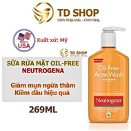 [NK Mỹ] Sữa rửa mặt Neutrogena Oil Free Acne Wash (269ml) - TD Shop