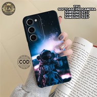 HP Samsung S21/S22/S23 Case (PLUS) - Leviora Case - Astronaut Fashion Case - Samsung S21/S22/S23 Sof