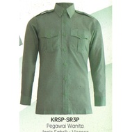 Uniform/Baju Seragam No.3 KRS Wanita Pegawai/Cikgu -Lengan Panjang *KRSP-SP3 **Ready Stock**