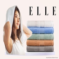 ELLE Towel ผ้าขนหนู COTTON &amp; SPUN POLYESTER มีให้เลือกถึงไซสใหญ่พิเศษ [ TEC053 ]