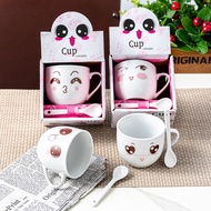 SC DOOR GIFT CUP SET/MUG SET WITH SPOON,TEA CUP SET,GOODIES CUP SET RANDOM CARTOON 1pc