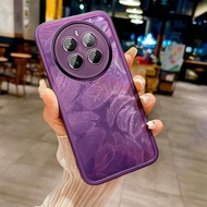 Shiny Feather Case For Realme 14 Pro+ 14T 15 Pro+ 15X 15T C85 C71 C75 5G